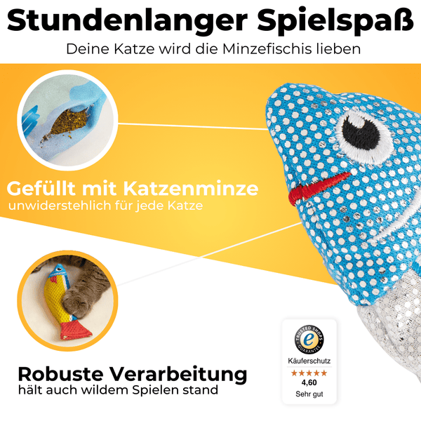 Minzefischis (3 Stück)