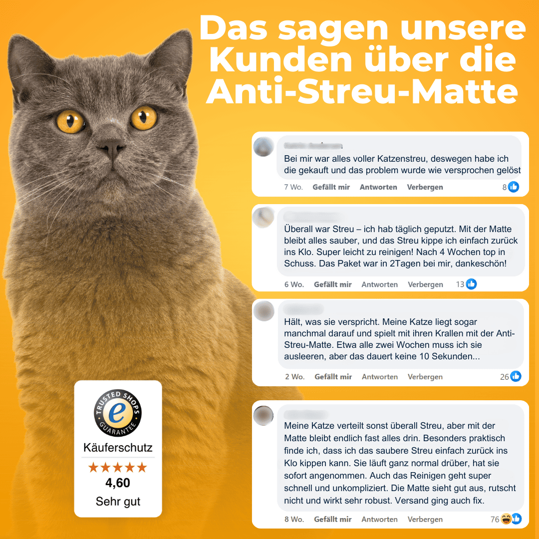Anti-Streu-Matte - Der Bestseller