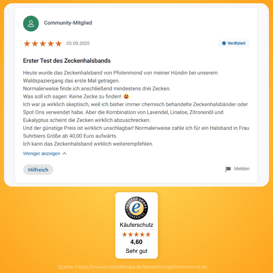 Zeckenhalsband | Schlussverkauf