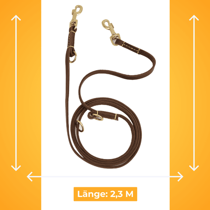 Handgefertigte Lederleine